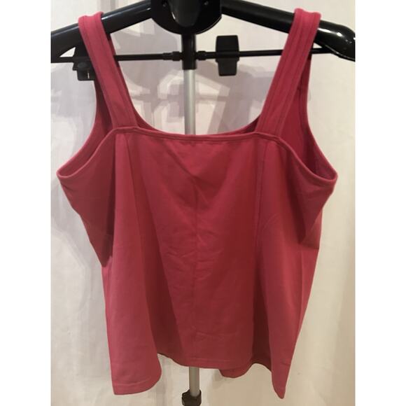 Kathleen Kirkwood Pink Tank Top Women's size XL - Picture 2 of 3